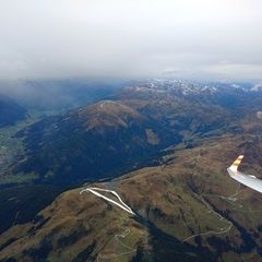 Flugwegposition um 08:41:46: Aufgenommen in der Nähe von Mittersill, Österreich in 3341 Meter